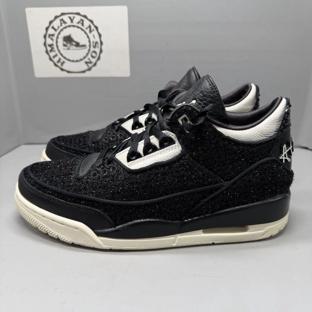 Jordan Anna Wintour x Air Jordan 3 Retro AWOK black vogue Women Sz 9 Men Sz 7.5